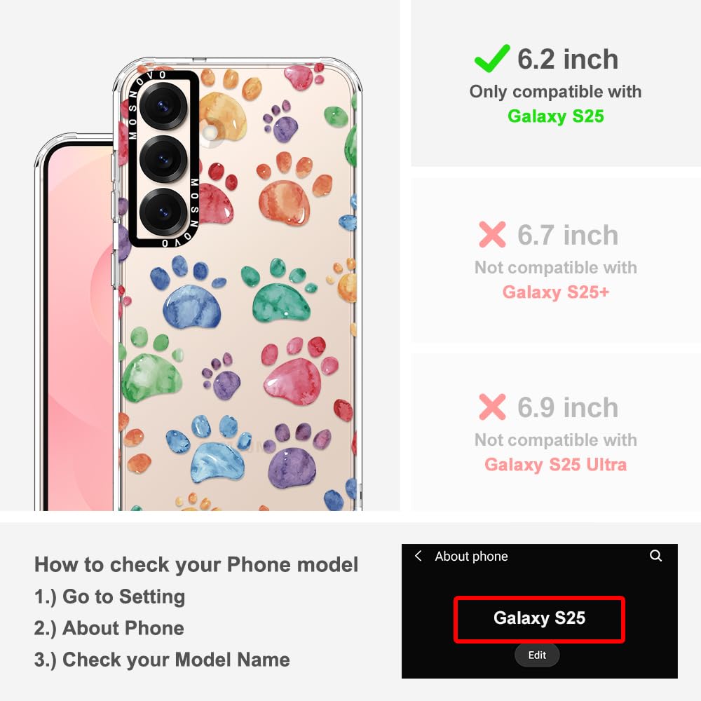 Foto 3 pulgar | Funda De Teléfono Mosnovo Para Samsung Galaxy S25 Con Protección Contra Caídas - Venta Internacional.