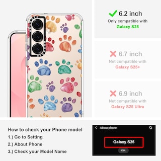 Foto 2 | Funda De Teléfono Mosnovo Para Samsung Galaxy S25 Con Protección Contra Caídas - Venta Internacional.
