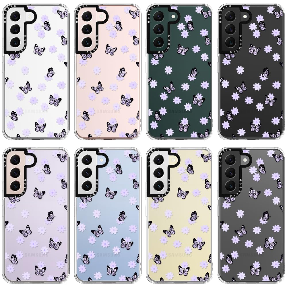Foto 3 | Funda De Teléfono Mosnovo Para Samsung Galaxy S22 Plus Lilac Butterfly - Venta Internacional.