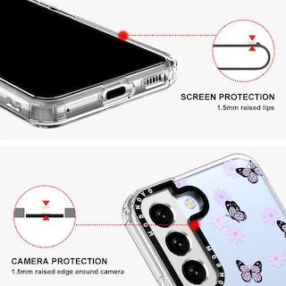 Foto 4 | Funda De Teléfono Mosnovo Para Samsung Galaxy S22 Plus Lilac Butterfly - Venta Internacional.
