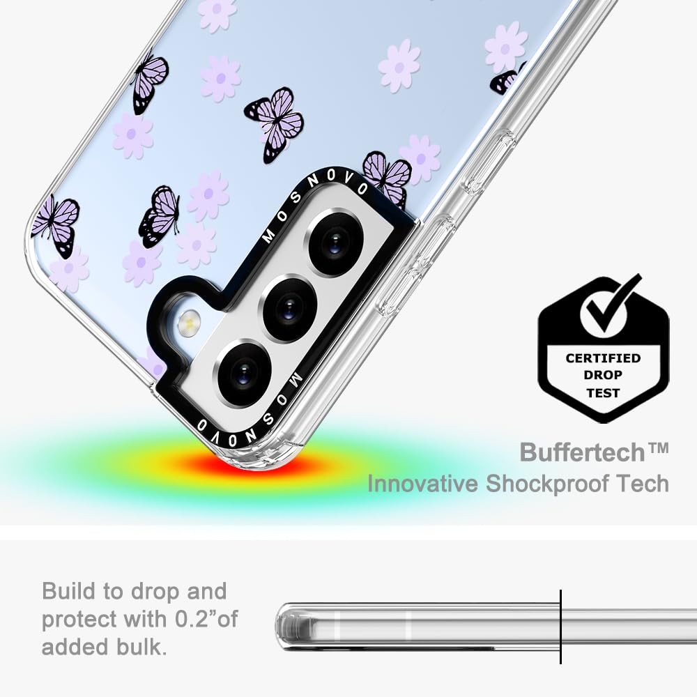 Foto 6 pulgar | Funda De Teléfono Mosnovo Para Samsung Galaxy S22 Plus Lilac Butterfly - Venta Internacional.