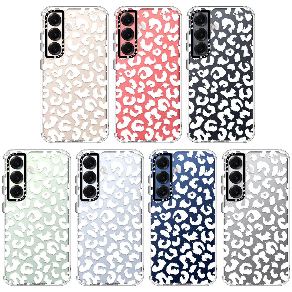 Foto 4 pulgar | Funda De Teléfono Mosnovo Para Samsung Galaxy S25 Plus White Leopard - Venta Internacional.