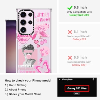 Foto 2 | Funda De Teléfono Mosnovo Para Samsung Galaxy S23 Ultra Pink - Venta Internacional.