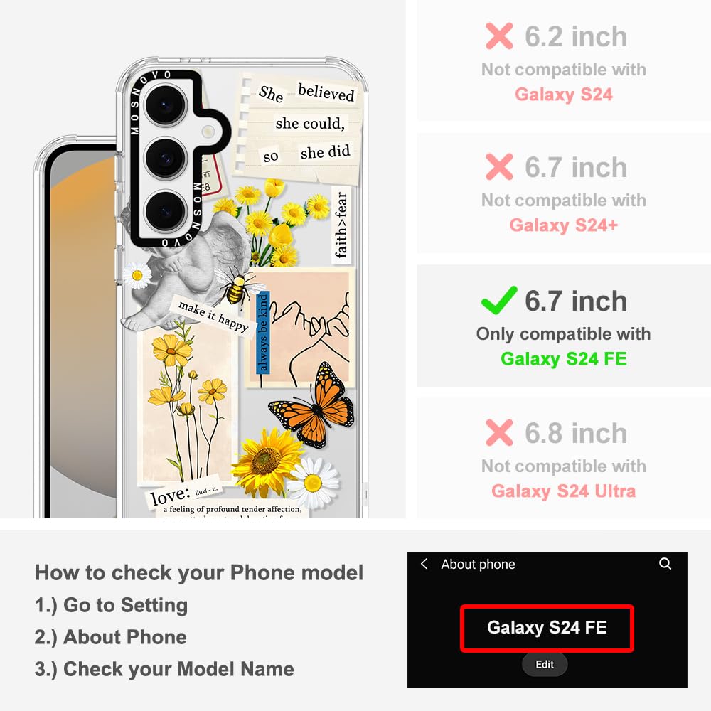 Foto 2 | Funda De Teléfono Mosnovo Para Samsung Galaxy S24 Fe Buffertech - Venta Internacional.