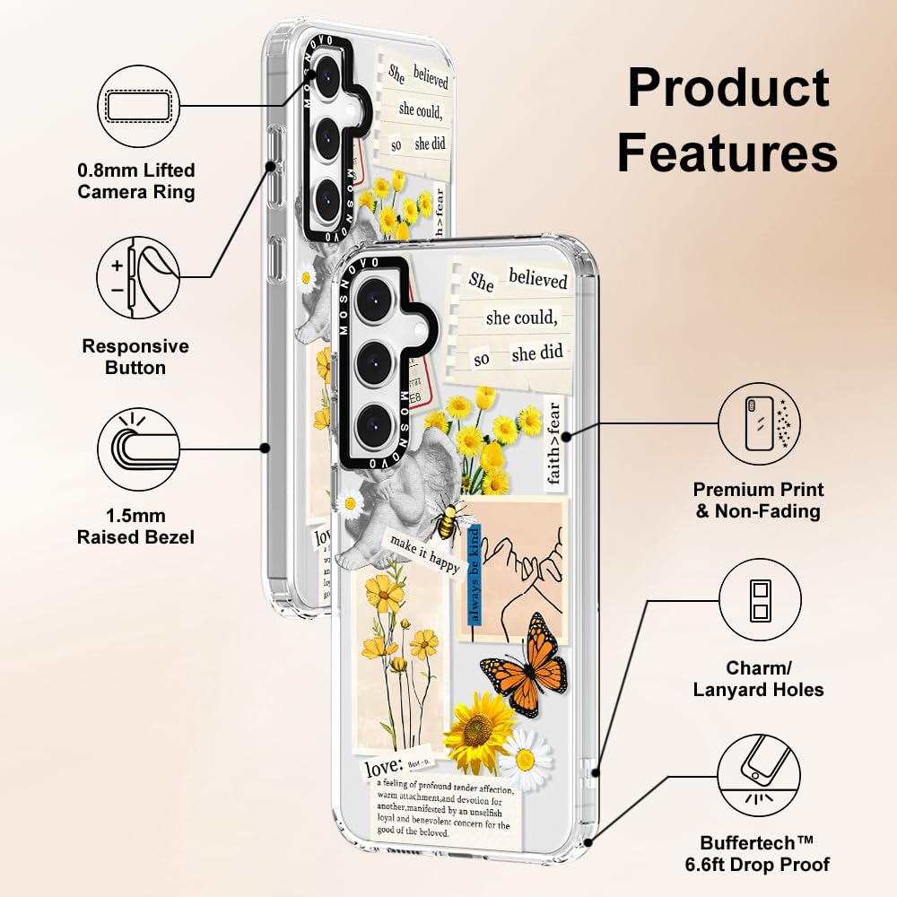 Foto 6 | Funda De Teléfono Mosnovo Para Samsung Galaxy S24 Fe Buffertech - Venta Internacional.