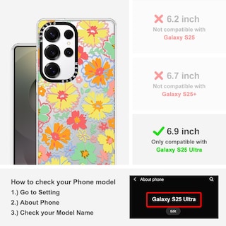 Foto 2 | Funda De Teléfono Mosnovo Para Samsung Galaxy S25 Ultra Clear Tpu - Venta Internacional.