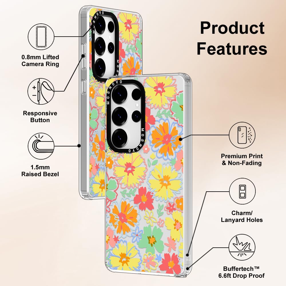 Foto 6 | Funda De Teléfono Mosnovo Para Samsung Galaxy S25 Ultra Clear Tpu - Venta Internacional.