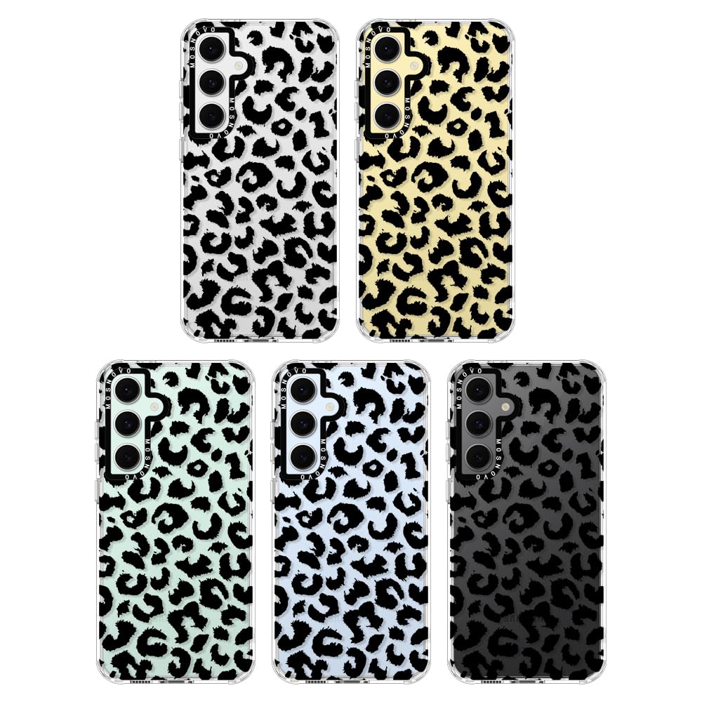 Foto 4 pulgar | Funda De Teléfono Mosnovo Para Samsung Galaxy S24 Fe Black Leopard - Venta Internacional.