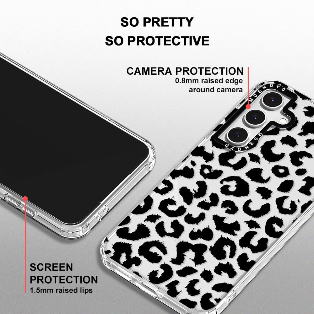 Foto 5 pulgar | Funda De Teléfono Mosnovo Para Samsung Galaxy S24 Fe Black Leopard - Venta Internacional.