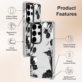 Foto 6 | Funda De Teléfono Mosnovo Para Samsung Galaxy S25 Ultra Black White - Venta Internacional.