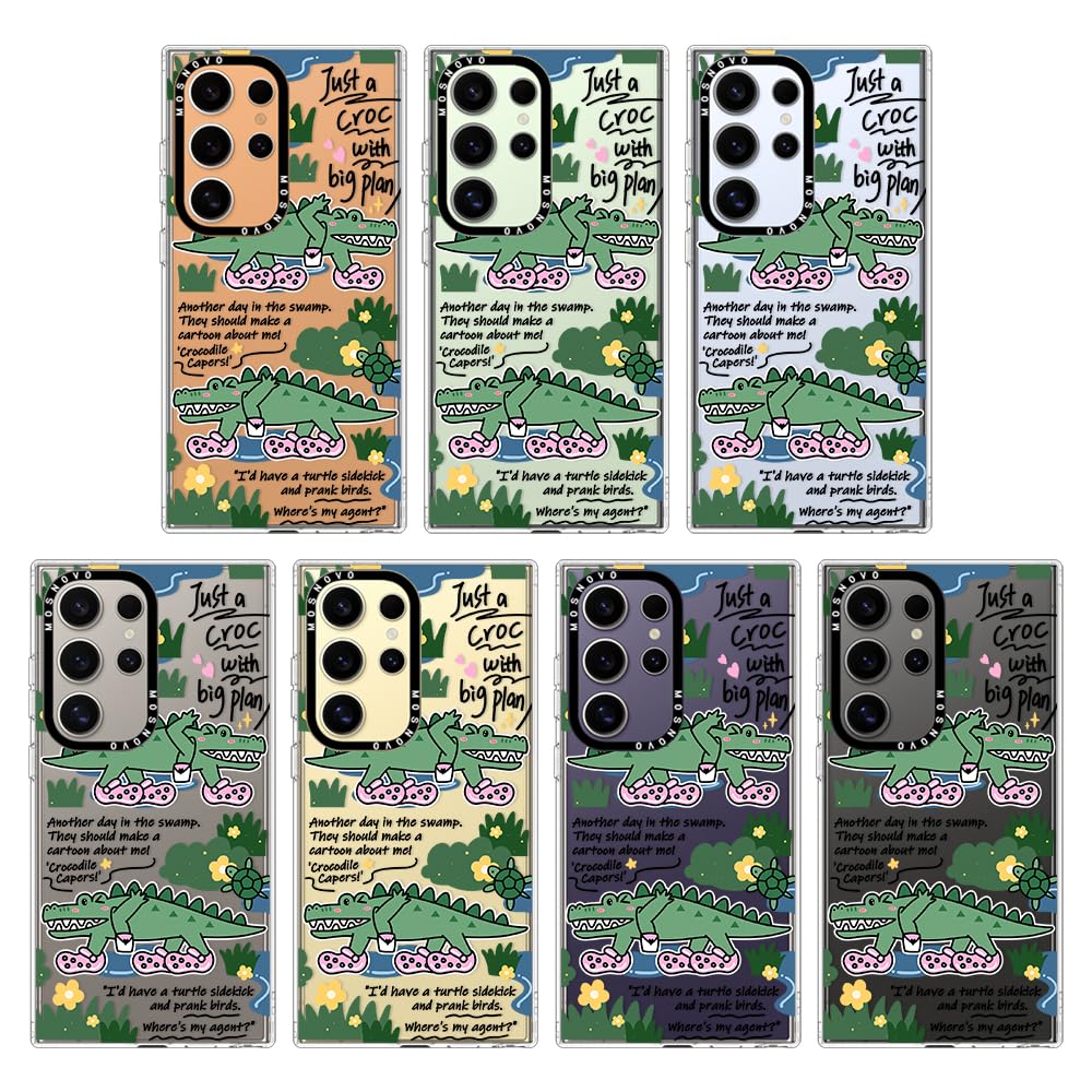 Foto 4 pulgar | Funda De Teléfono Mosnovo Para Samsung Galaxy S24 Ultra Croc Design - Venta Internacional.