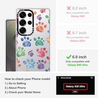 Foto 2 | Funda De Teléfono Mosnovo Para Samsung Galaxy S25 Ultra Clear Tpu - Venta Internacional.