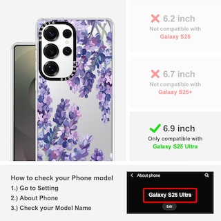 Foto 2 | Funda De Teléfono Mosnovo Para Samsung Galaxy S25 Ultra Lavender - Venta Internacional.