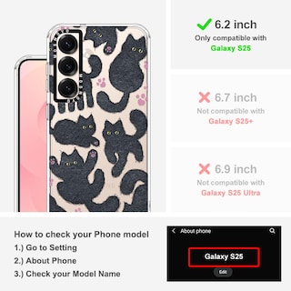 Foto 2 | Funda De Teléfono Mosnovo Para Samsung Galaxy S25 Con Protección Contra Caídas - Venta Internacional.