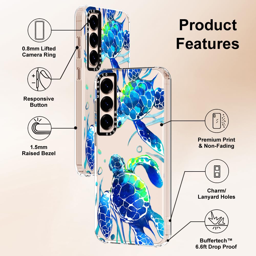 Foto 7 pulgar | Funda De Teléfono Mosnovo Para Samsung Galaxy S25 Plus Sea Turtles - Venta Internacional.