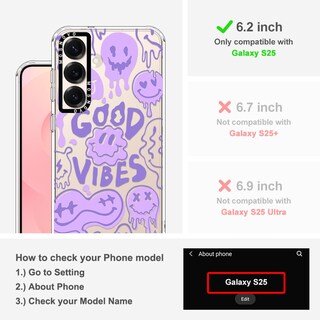 Foto 2 | Funda De Teléfono Mosnovo Para Samsung Galaxy S25 Good Vibes - Venta Internacional.
