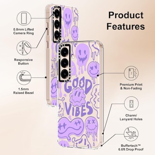 Foto 6 | Funda De Teléfono Mosnovo Para Samsung Galaxy S25 Good Vibes - Venta Internacional.