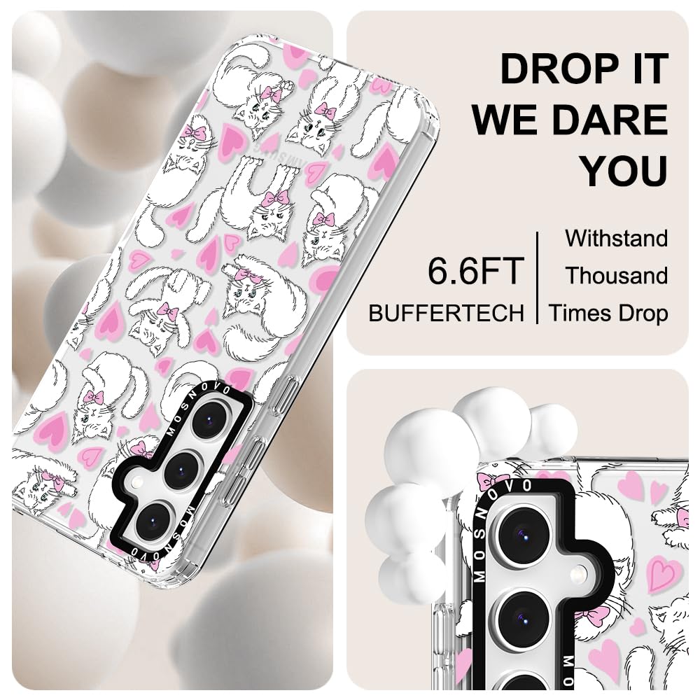 Foto 6 pulgar | Funda De Teléfono Mosnovo Para Samsung Galaxy S24 Fe Kitties Design - Venta Internacional.