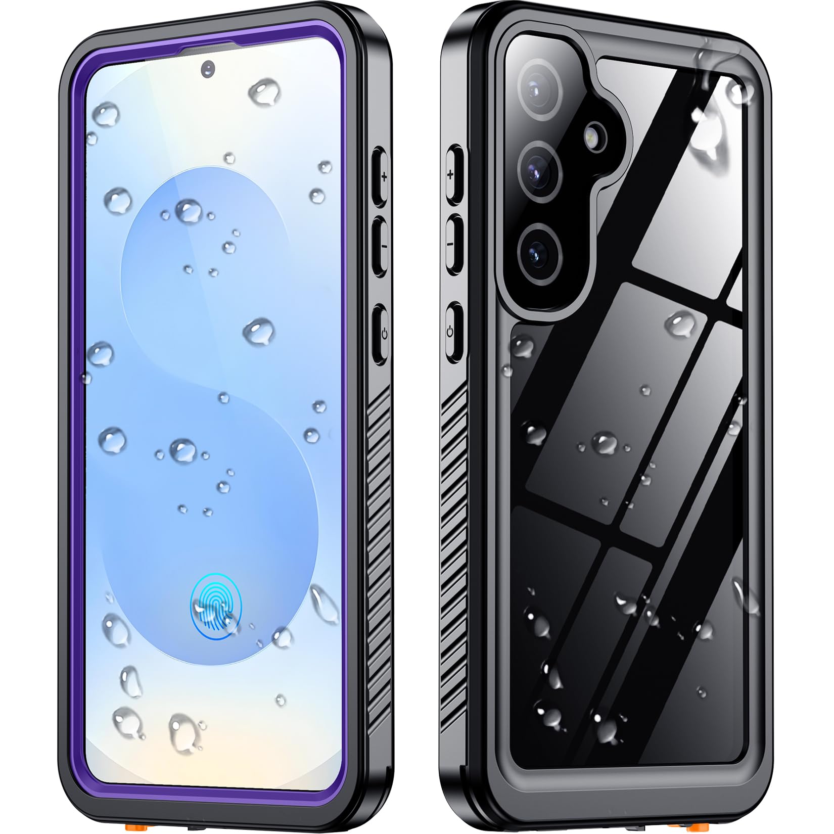 Foto 2 pulgar | Funda De Teléfono Spidercase Impermeable Para Samsung Galaxy S25 Purple - Venta Internacional.