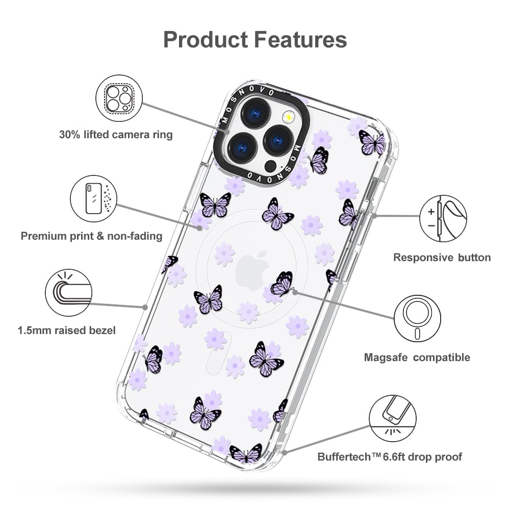 Foto 8 pulgar | Funda De Teléfono Mosnovo Compatible Con Iphone 13 Pro Max Lilac - Venta Internacional.