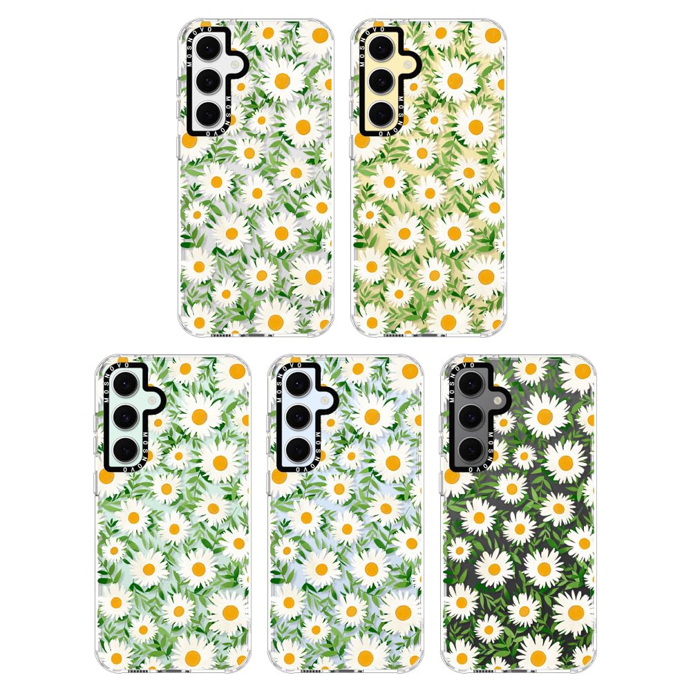 Foto 4 pulgar | Funda De Teléfono Mosnovo Para Samsung Galaxy S24 Fe Daisies Design - Venta Internacional.