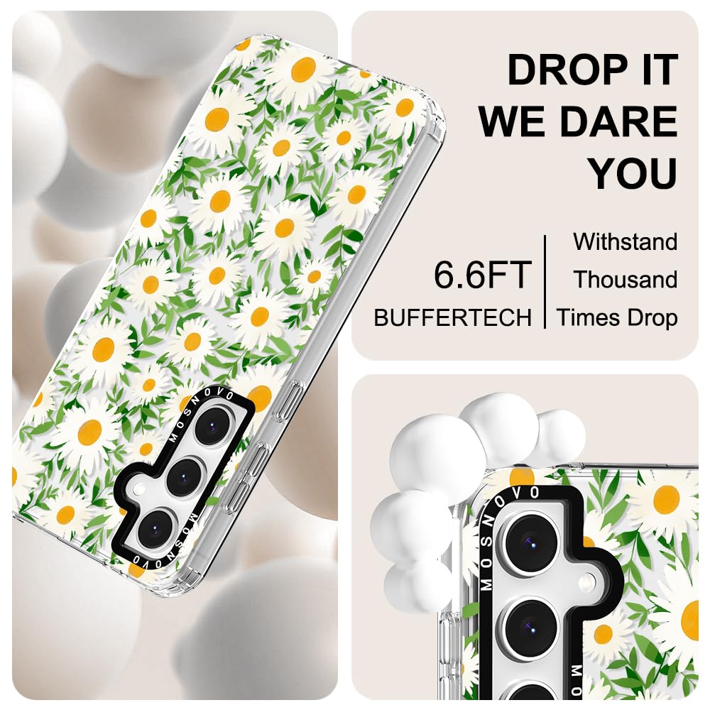 Foto 6 pulgar | Funda De Teléfono Mosnovo Para Samsung Galaxy S24 Fe Daisies Design - Venta Internacional.