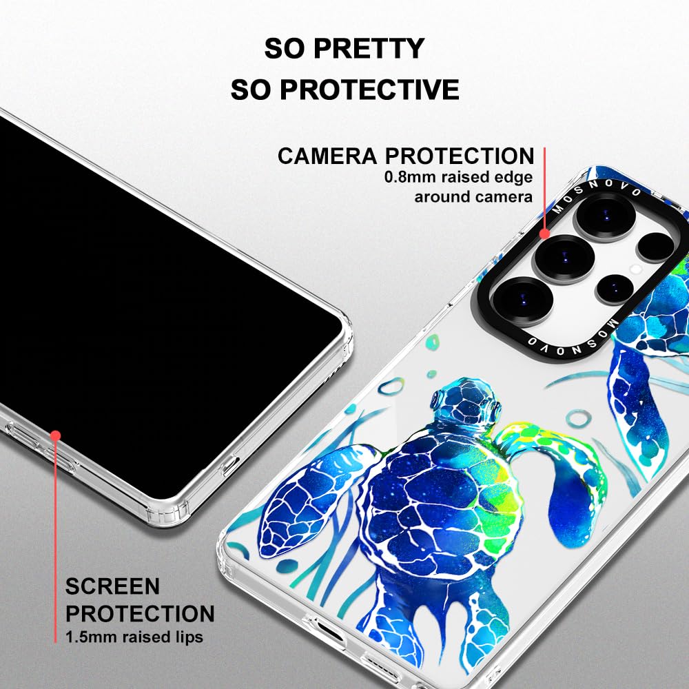 Foto 5 pulgar | Funda De Teléfono Mosnovo Para Samsung Galaxy S25 Ultra Sea Turtles - Venta Internacional.