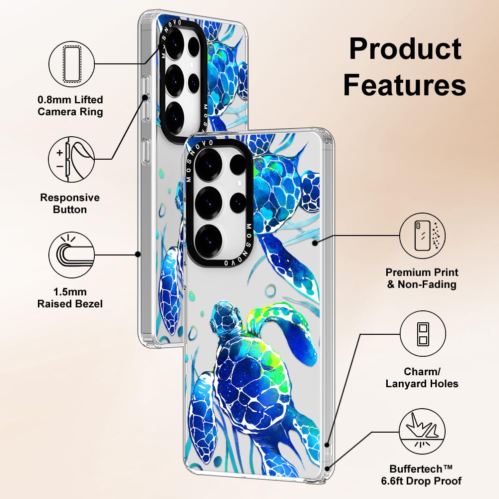 Foto 7 pulgar | Funda De Teléfono Mosnovo Para Samsung Galaxy S25 Ultra Sea Turtles - Venta Internacional.