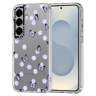 Foto 1 | Funda De Teléfono Mosnovo Para Samsung Galaxy S25 Lilac Butterfly - Venta Internacional.