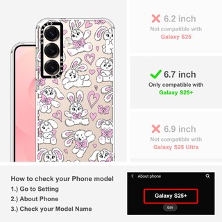 Foto 2 | Funda De Teléfono Mosnovo Para Samsung Galaxy S25 Plus, Tpu Transparente - Venta Internacional.