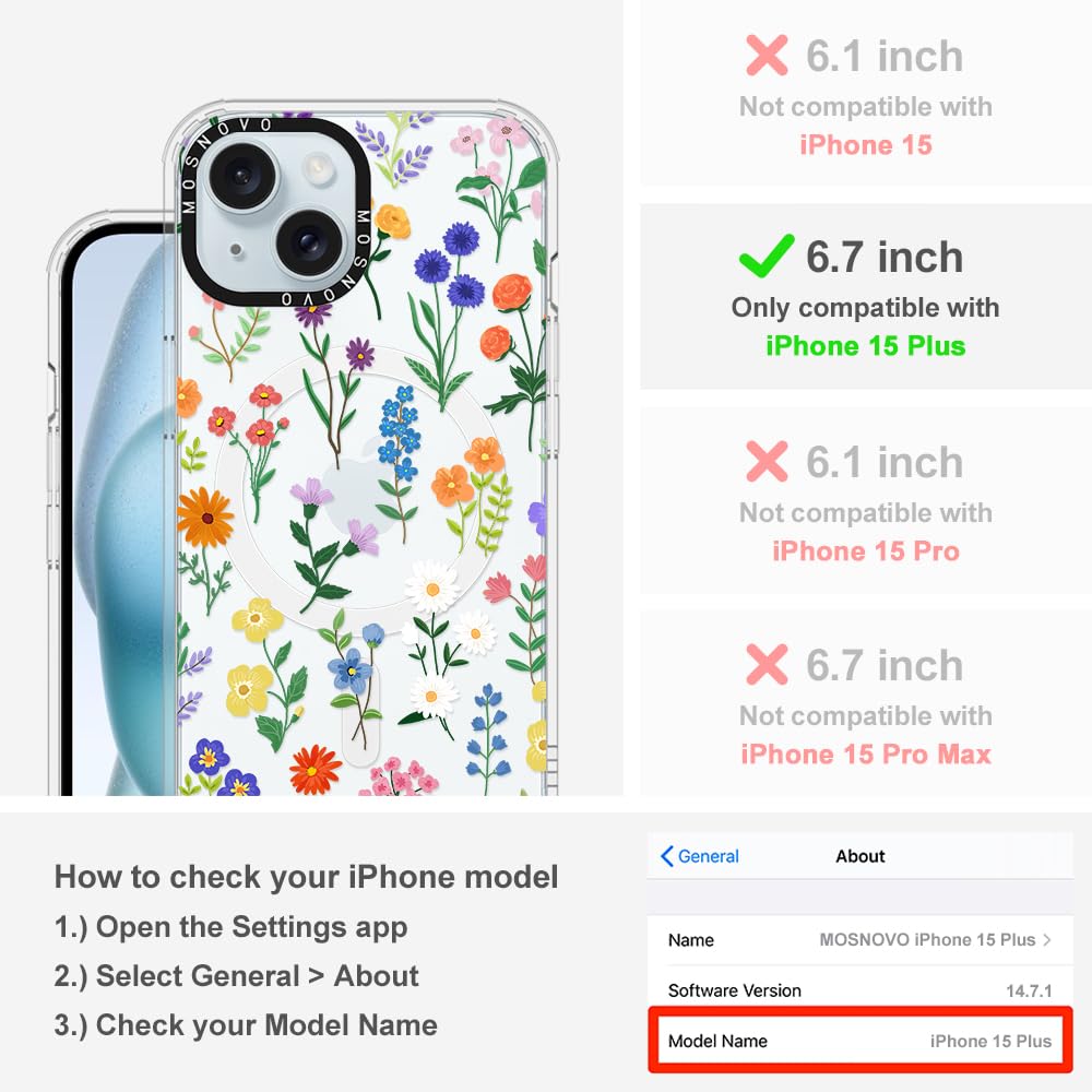 Foto 3 pulgar | Funda De Teléfono Mosnovo Para Iphone 15 Plus/iphone 14 Plus Transparente - Venta Internacional.