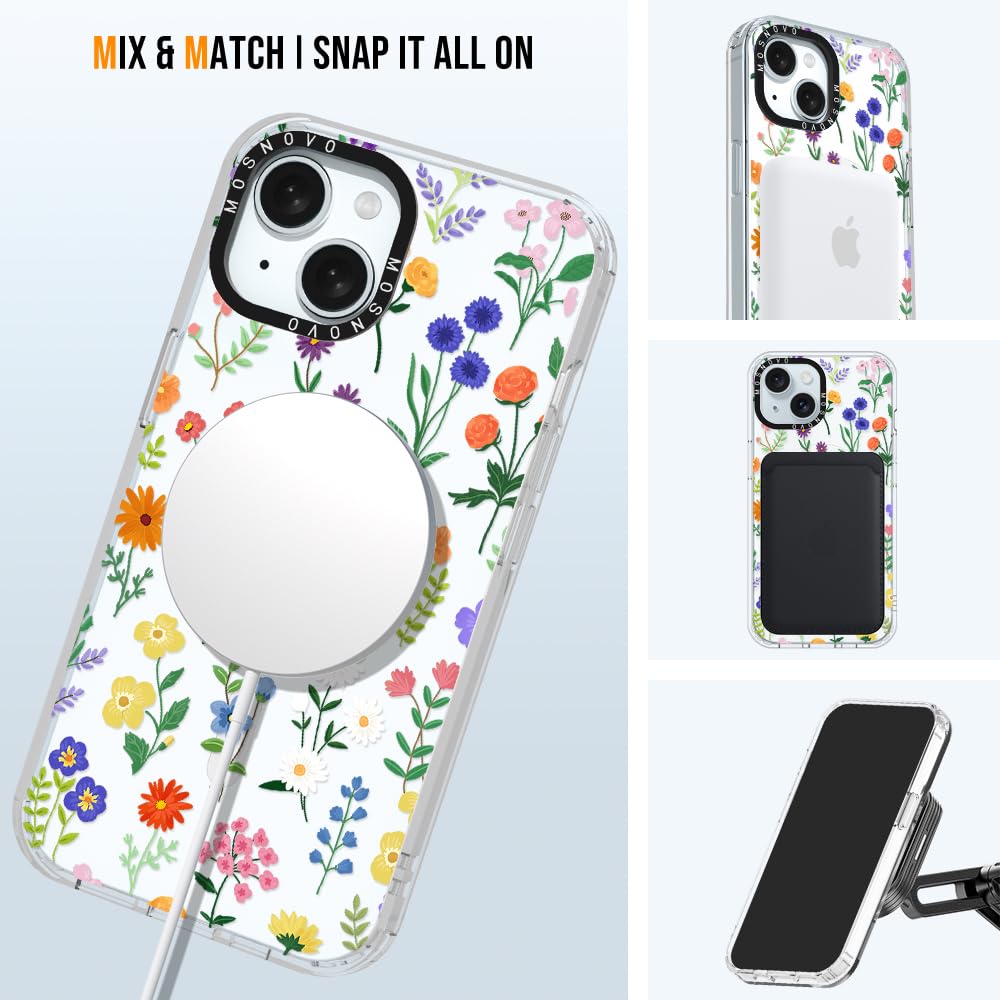 Foto 6 pulgar | Funda De Teléfono Mosnovo Para Iphone 15 Plus/iphone 14 Plus Transparente - Venta Internacional.