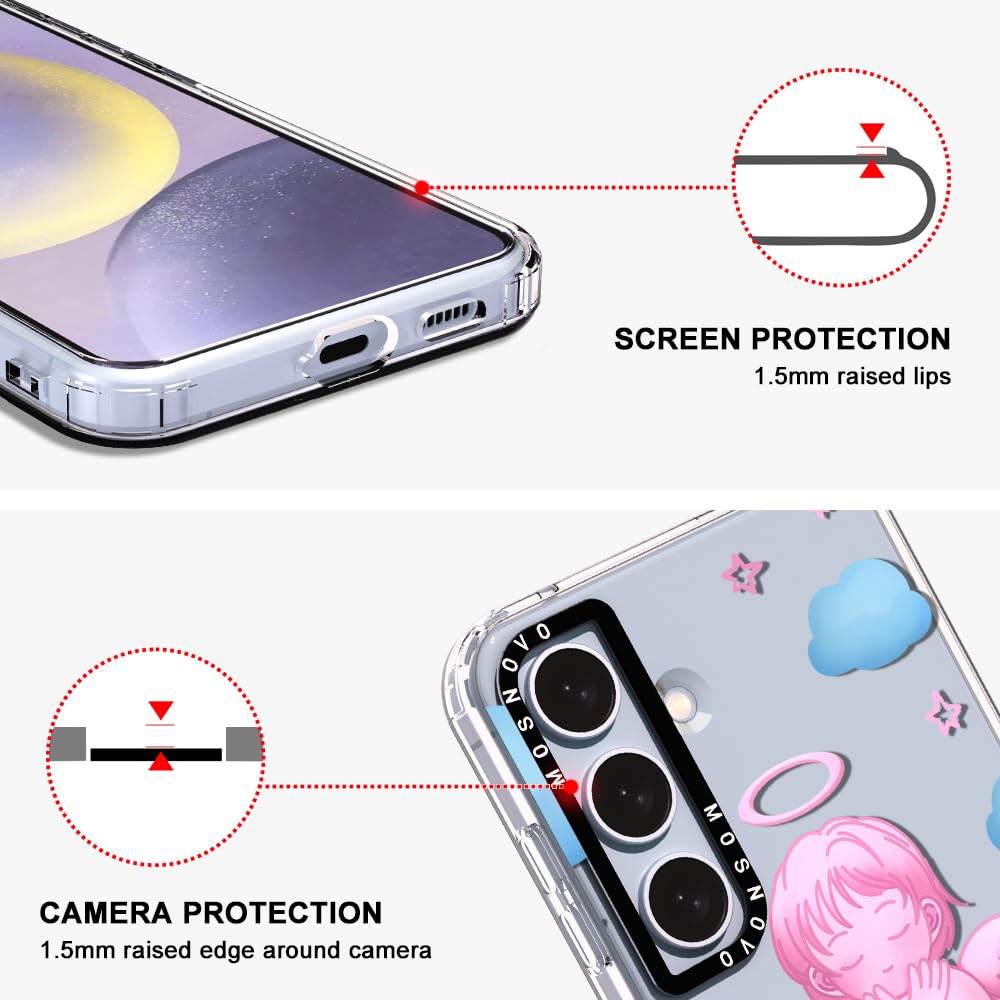 Foto 5 pulgar | Funda De Teléfono Mosnovo Para Samsung Galaxy S24 Plus Pink Serenity - Venta Internacional.
