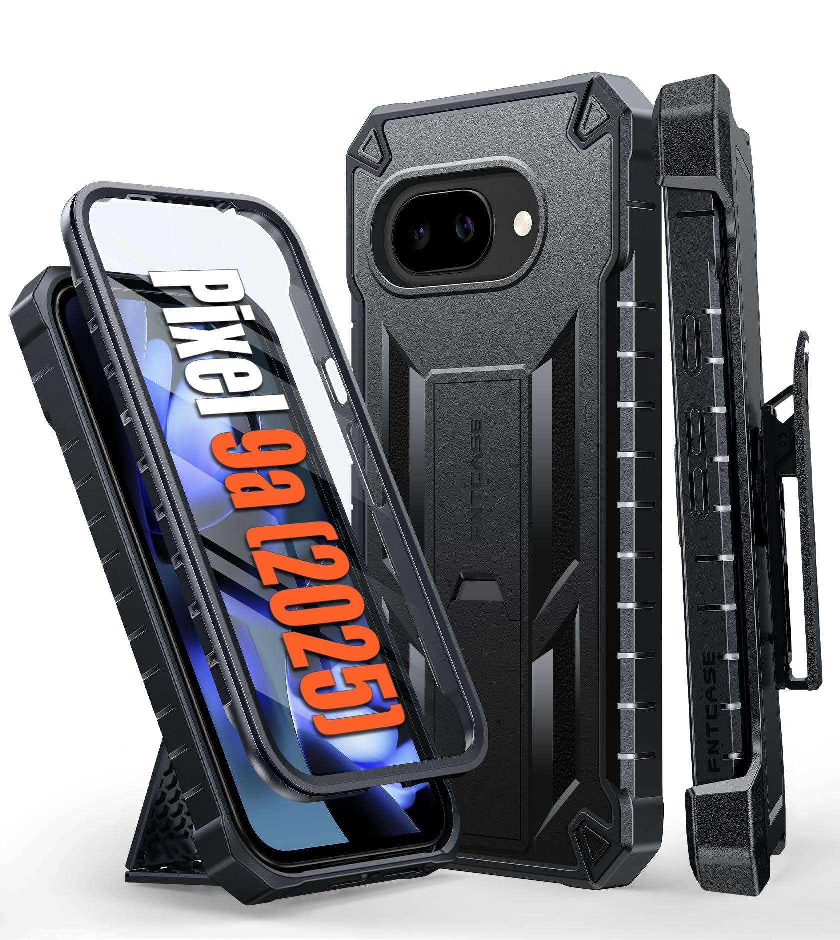 Foto 1 | Funda De Teléfono Fntcase Para Google Pixel 9a Military Grade Black - Venta Internacional.