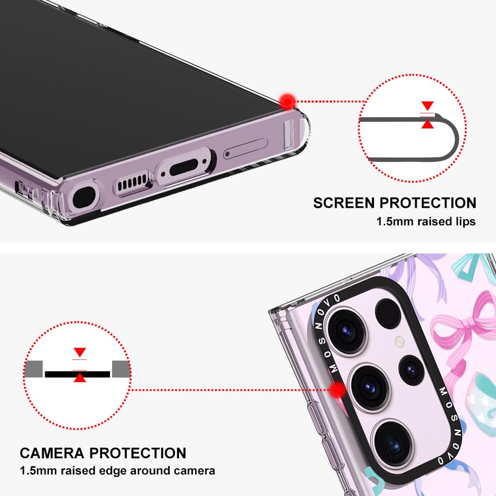 Foto 5 pulgar | Funda De Teléfono Mosnovo Para Samsung Galaxy S23 Ultra Clear Tpu - Venta Internacional.