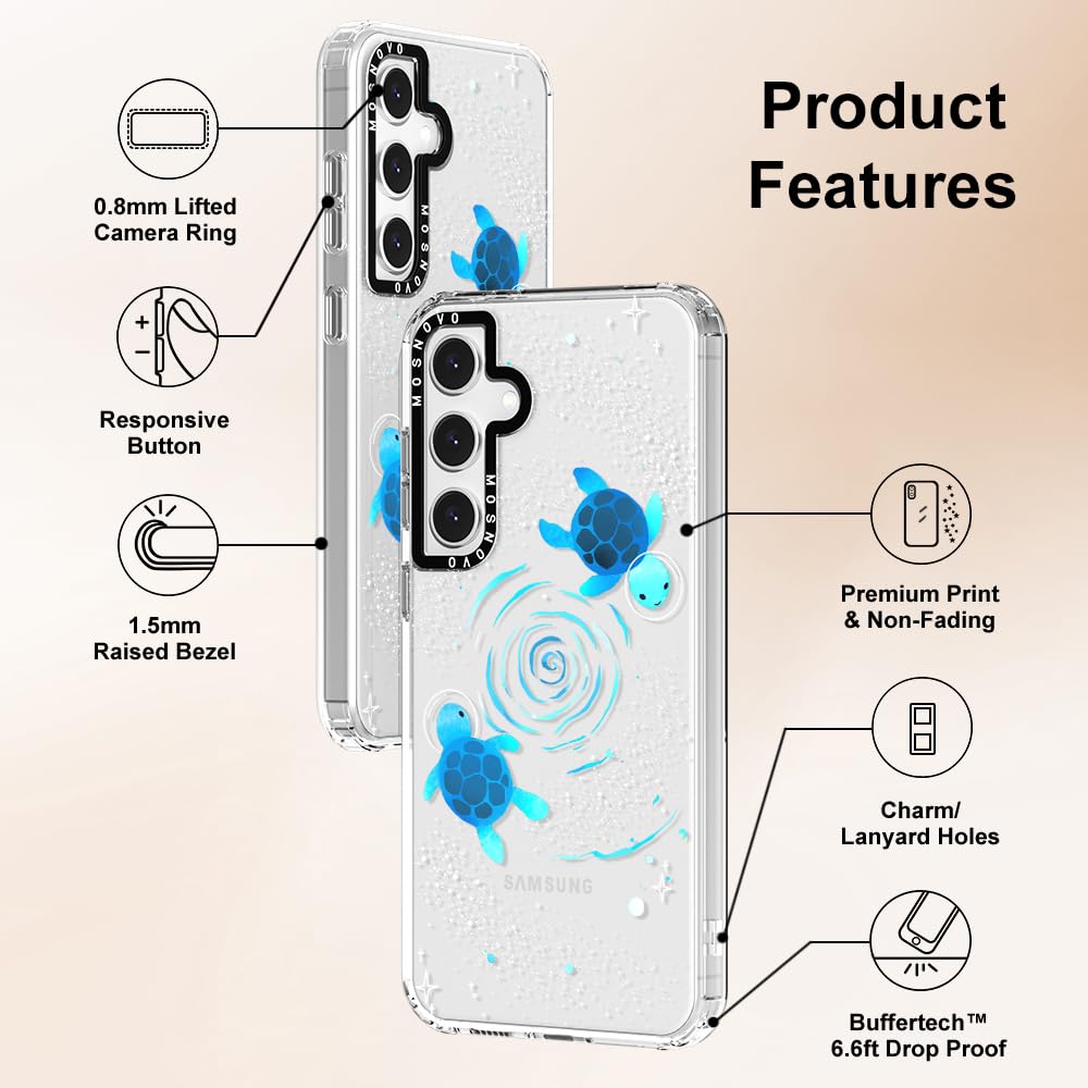 Foto 7 pulgar | Funda De Teléfono Mosnovo Para Samsung Galaxy S24 Fe Space Turtle - Venta Internacional.
