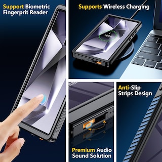 Foto 6 | Funda De Teléfono Spidercase Impermeable Para Samsung Galaxy S24 Ultra - Venta Internacional.