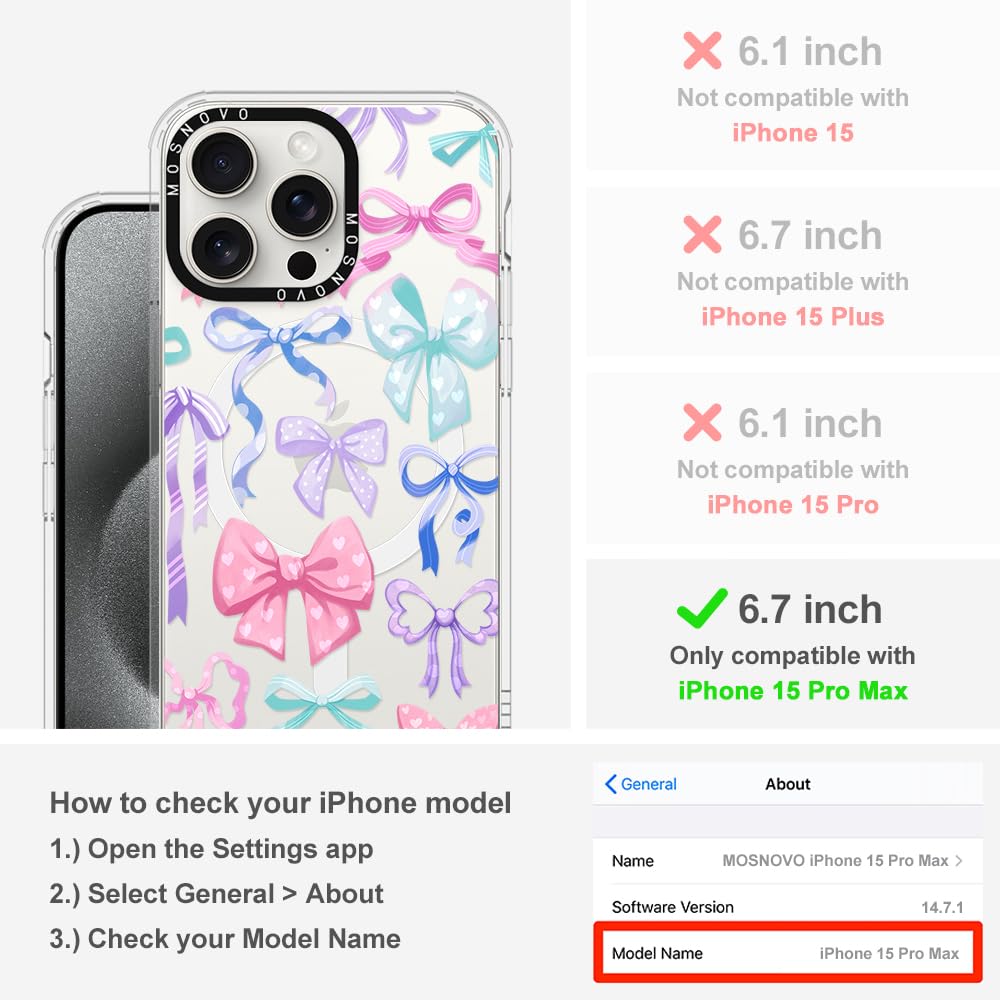 Foto 3 pulgar | Funda De Teléfono Mosnovo Compatible Con Iphone 15 Pro Max Clear - Venta Internacional.