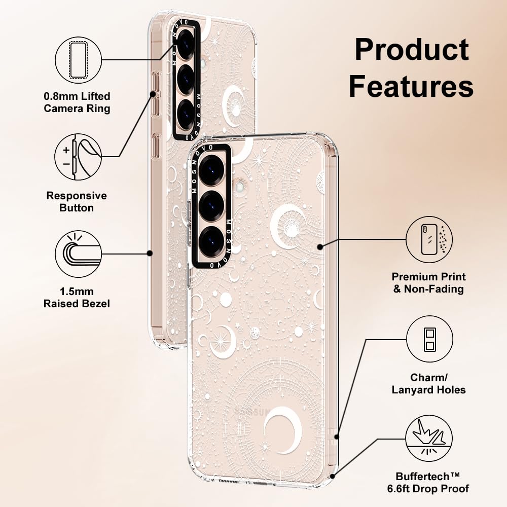 Foto 7 pulgar | Funda De Teléfono Mosnovo Para Samsung Galaxy S25 Plus, Tpu Transparente - Venta Internacional.