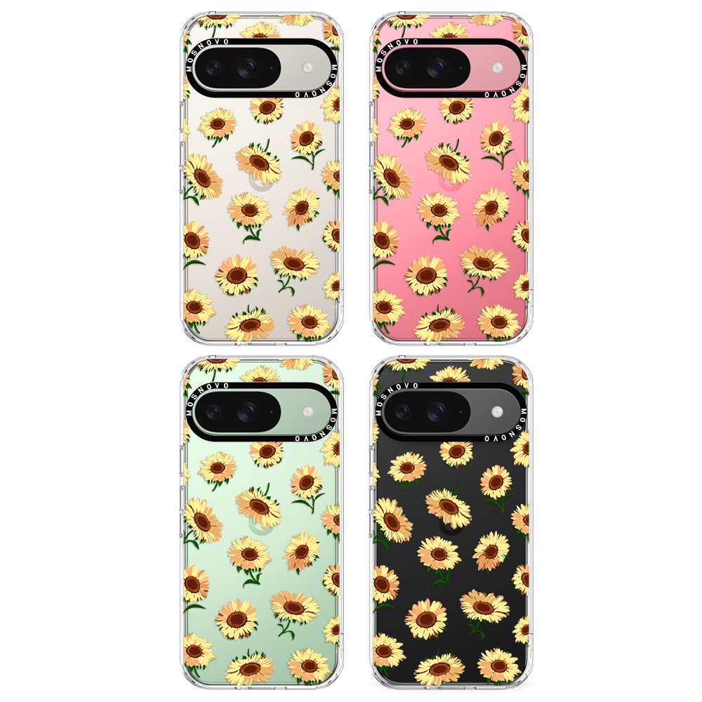 Foto 4 pulgar | Funda De Teléfono Mosnovo Para Google Pixel 9 Y Pixel 9 Pro Sunflowers - Venta Internacional.