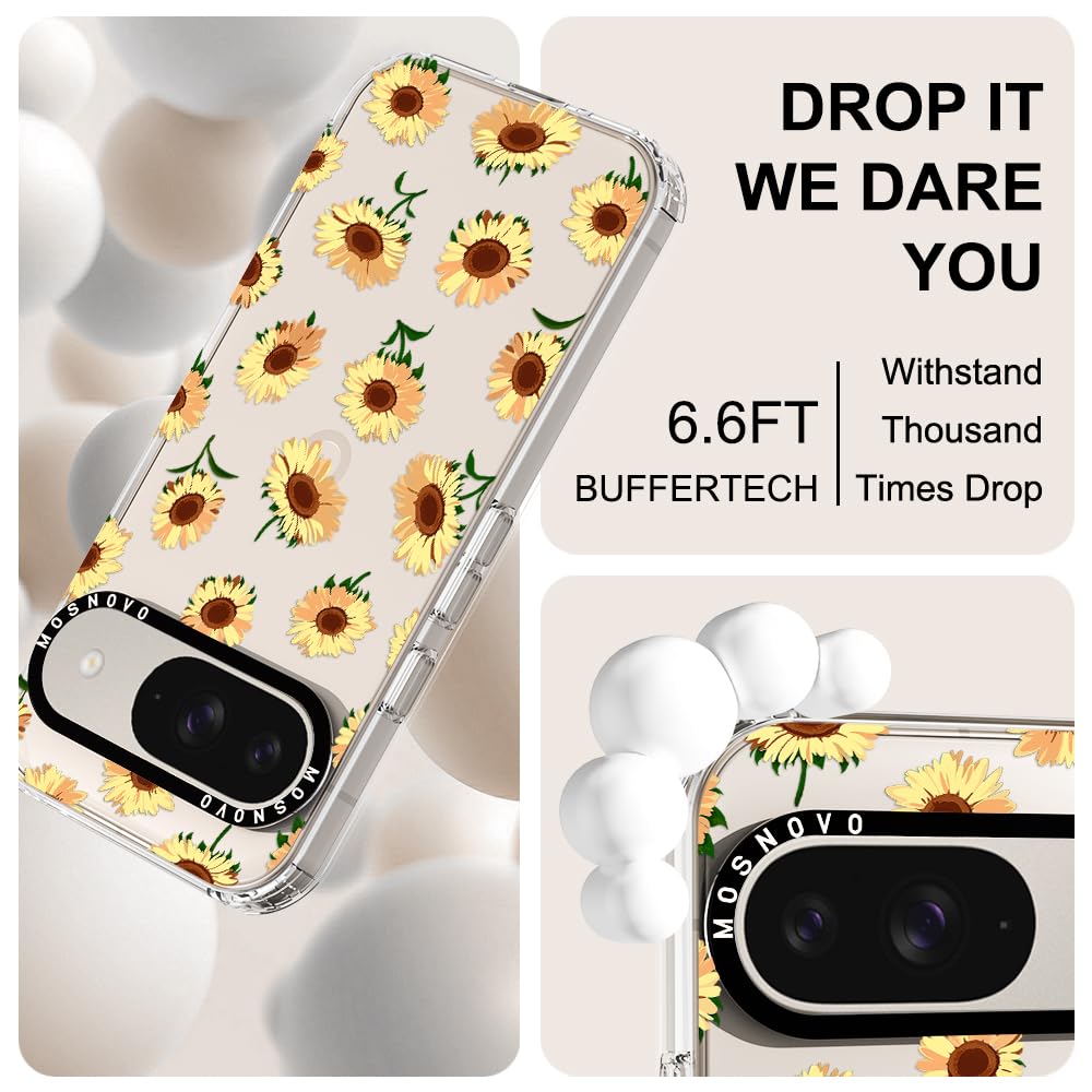 Foto 6 pulgar | Funda De Teléfono Mosnovo Para Google Pixel 9 Y Pixel 9 Pro Sunflowers - Venta Internacional.