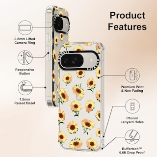 Foto 6 | Funda De Teléfono Mosnovo Para Google Pixel 9 Y Pixel 9 Pro Sunflowers - Venta Internacional.