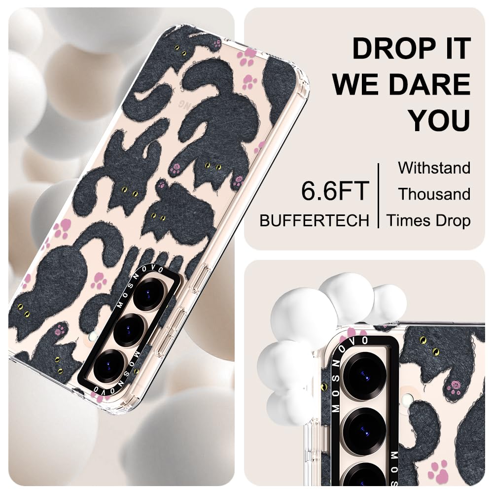Foto 6 pulgar | Funda De Teléfono Mosnovo Para Samsung Galaxy S25 Plus Black Fluffy Cat - Venta Internacional.