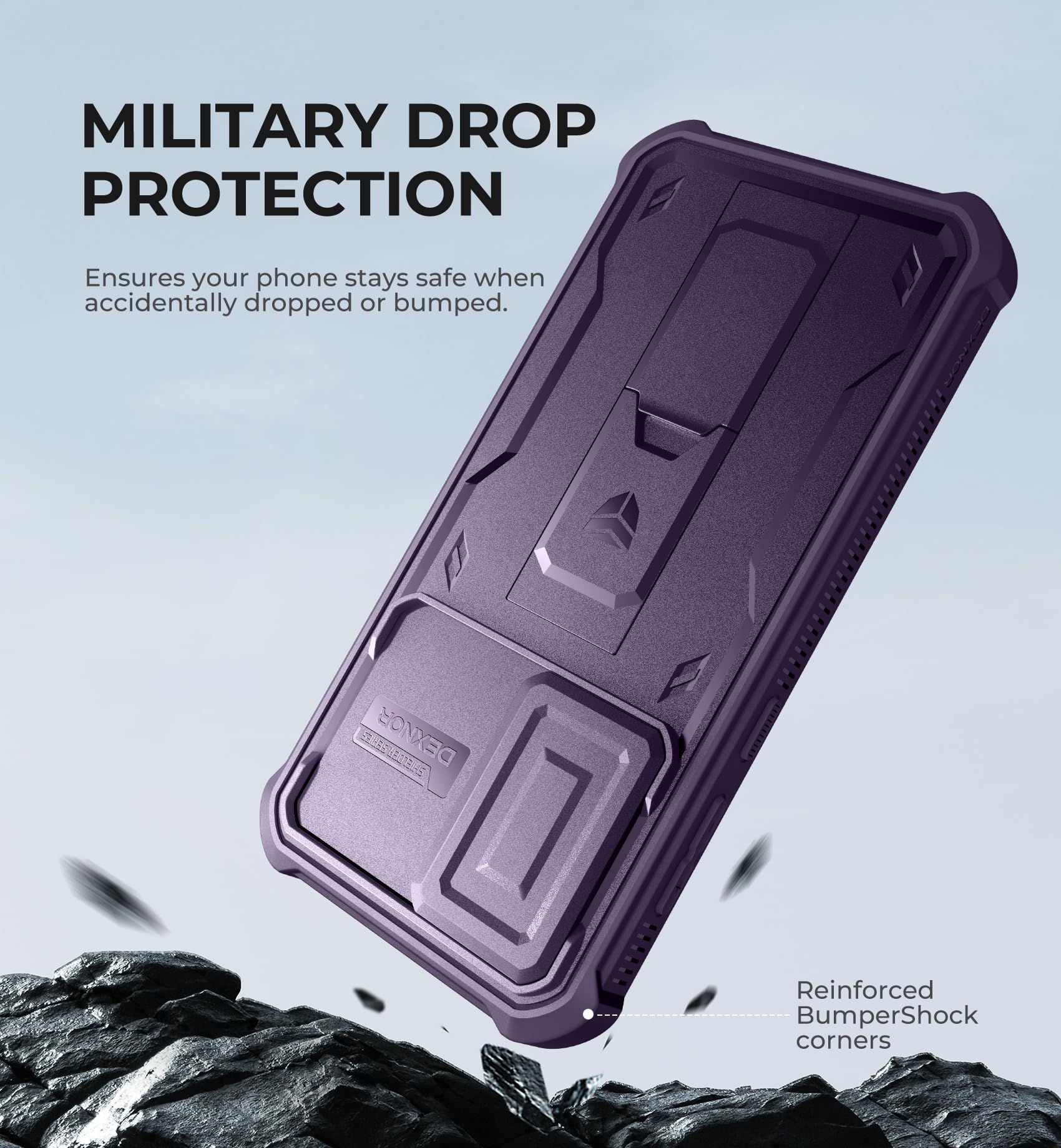 Foto 7 pulgar | Funda De Teléfono Dexnor Para Samsung Galaxy A36 5g Con Protector De Pantalla - Venta Internacional.