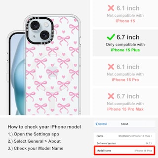 Foto 2 | Funda De Teléfono Mosnovo Compatible Con Iphone 15 Plus/iphone 14 Plus - Venta Internacional.