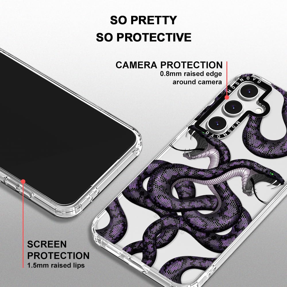 Foto 5 pulgar | Funda De Teléfono Mosnovo Para Samsung Galaxy S24 Fe Mystery Snake - Venta Internacional.