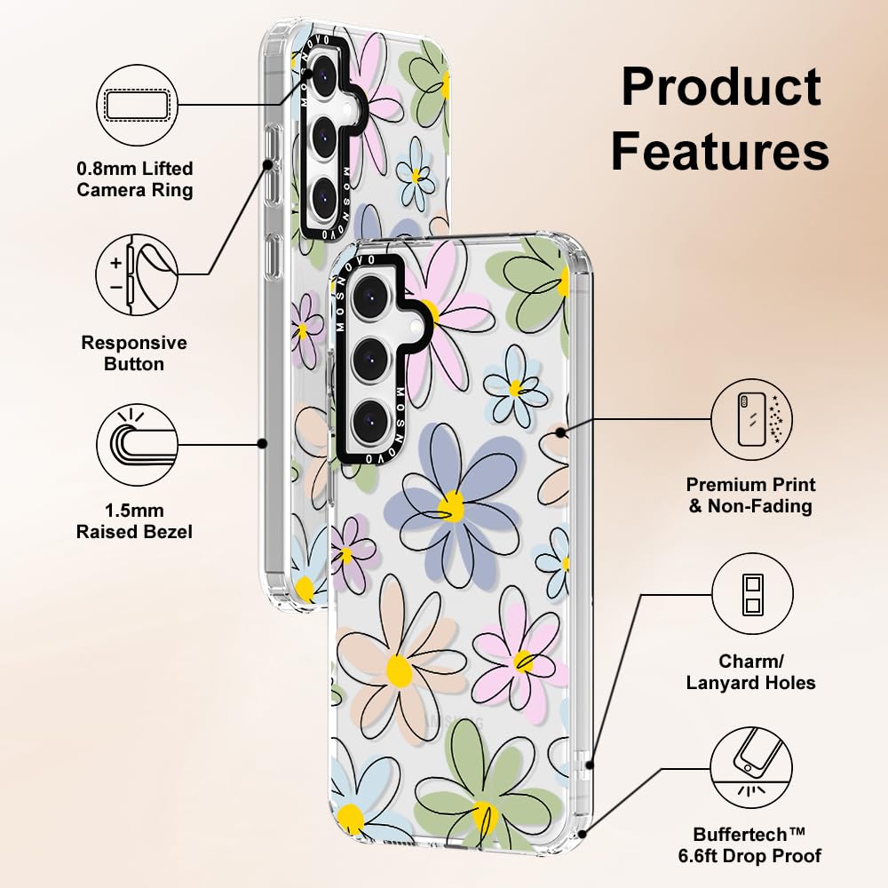 Foto 6 | Funda De Teléfono Mosnovo Para Samsung Galaxy S24 Fe Buffertech - Venta Internacional.