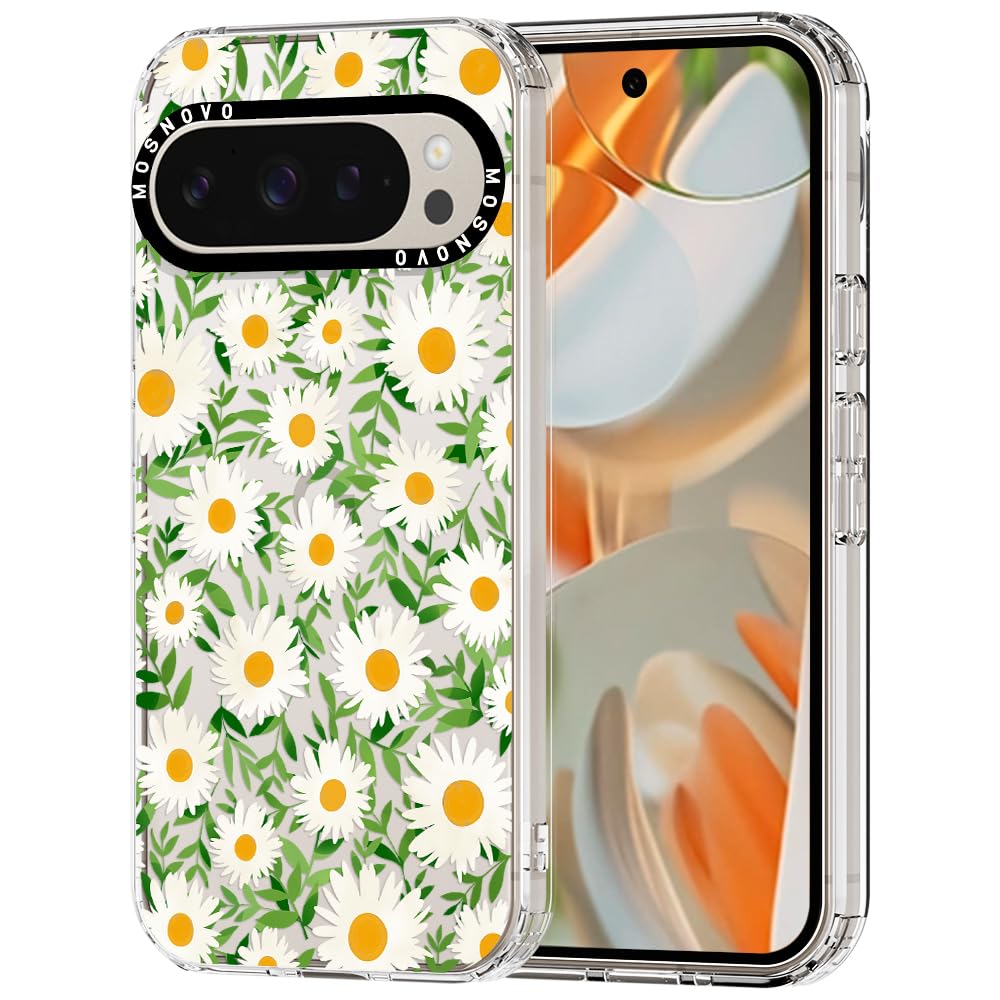 Funda De Teléfono Mosnovo Para Google Pixel 9 Pro Xl Daisies Design - Venta Internacional.