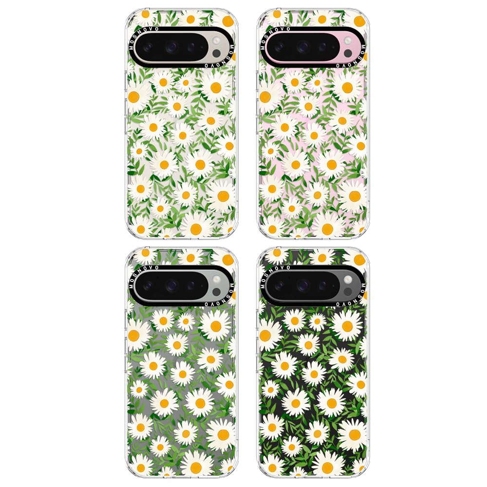 Foto 4 pulgar | Funda De Teléfono Mosnovo Para Google Pixel 9 Pro Xl Daisies Design - Venta Internacional.