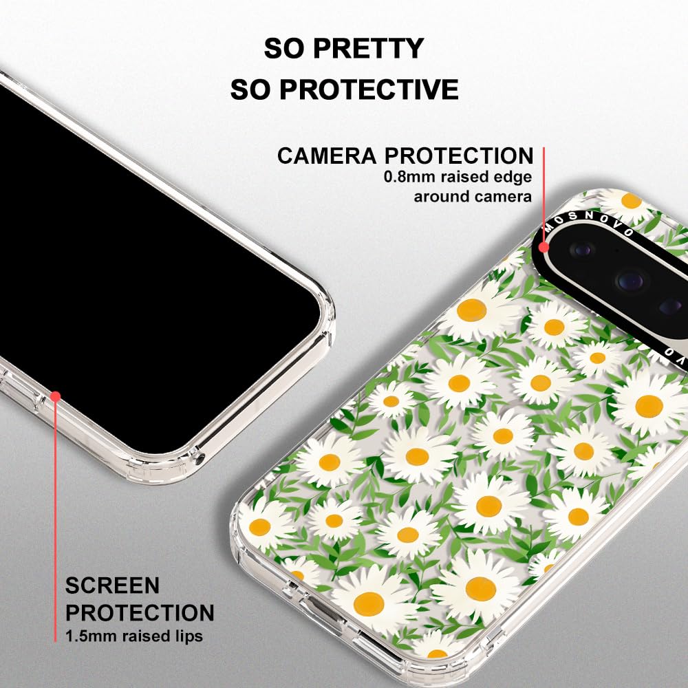 Foto 5 pulgar | Funda De Teléfono Mosnovo Para Google Pixel 9 Pro Xl Daisies Design - Venta Internacional.